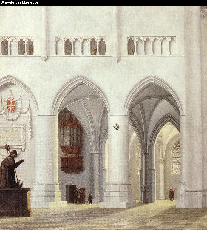 Pieter Jansz Saenredam Interior of the Church of St Bavo at Haarlem